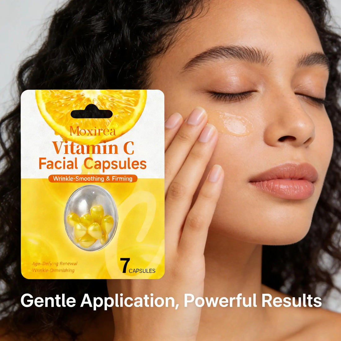 Vitamin C Extract Capsule Brightening Skin Firming Lifting Fade Fine Lines Smooth Moisturizing Repair Collagen Face Care Essence
