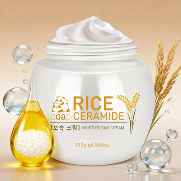 White Rice Skin Beautification Cream contains ceramide, hyaluronic acid, moisturizing dry skin, nourishing moisturizing cream