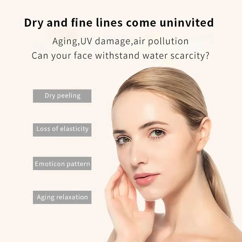 Snail Mucin Hyaluronic Acid Serum Hydrating Essence Face Moisturizer Skincare Nourishing Formula Non Greasy Lightweight