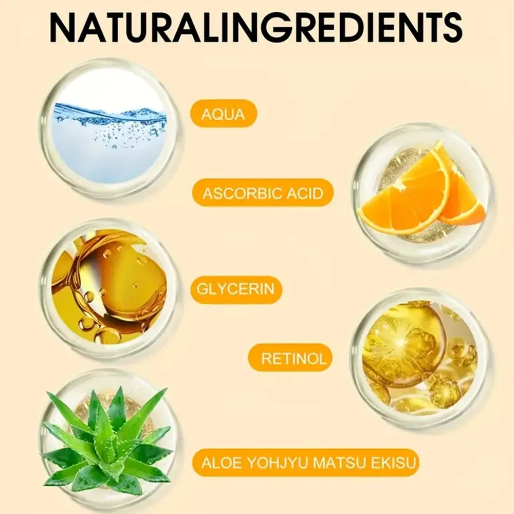 Vitamin C Firming Skin Essence: Day-Night Hydration & Plant Amino Acid Formula for Radiant Complexion