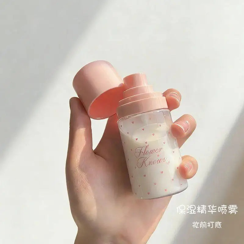 Flower Moisturizing Serum Spray Pre-makeup Primer Spray Portable 50ml Lotion Mist